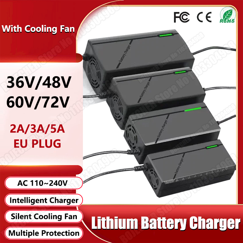 84V 20A Smart Charger - Зарядное устройство 36 В, 48 В,