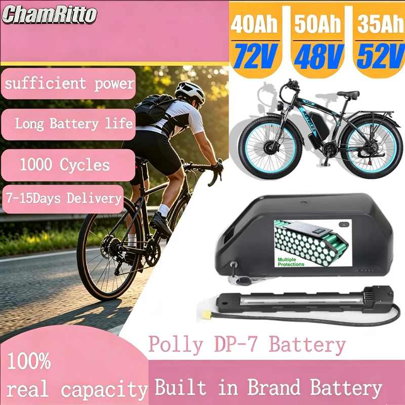 Аккумулятор для электровелосип – обзор и цена 72V 50Ah 21700 Lithium Battery