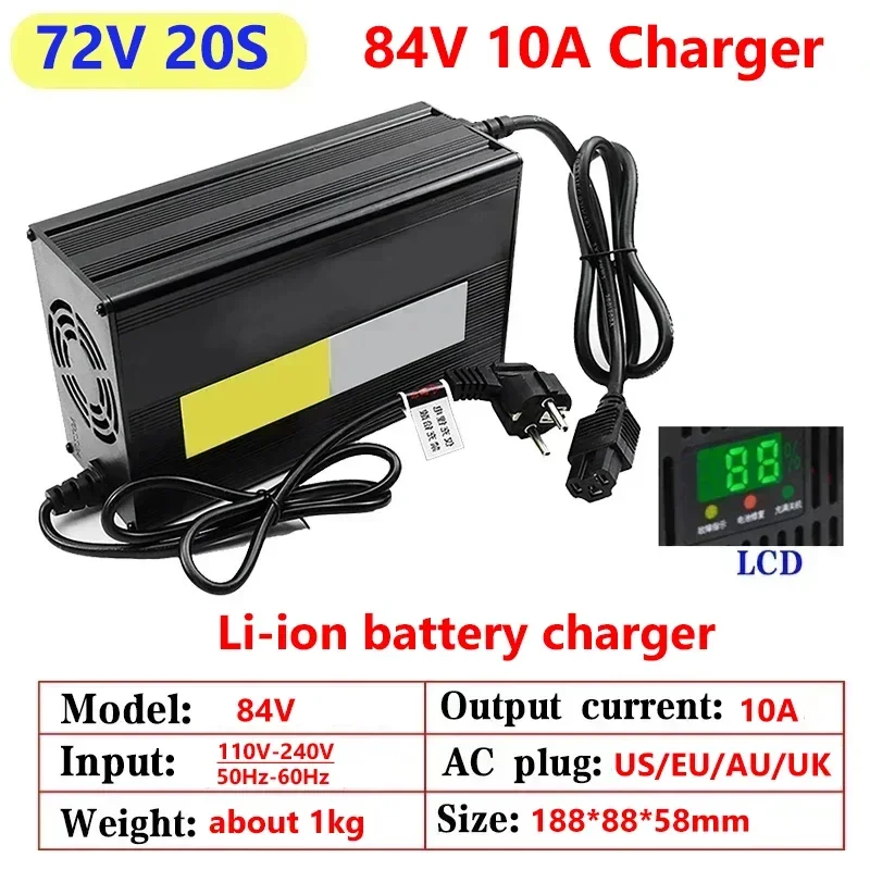 Зарядное устройство для литий- – обзор и цена 84V 20A Smart Charger
