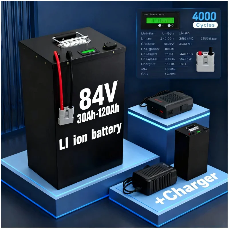 Литий-ионный аккумулятор 84В 5 – обзор и цена 72V 40Ah Lifepo4 Battery Pack