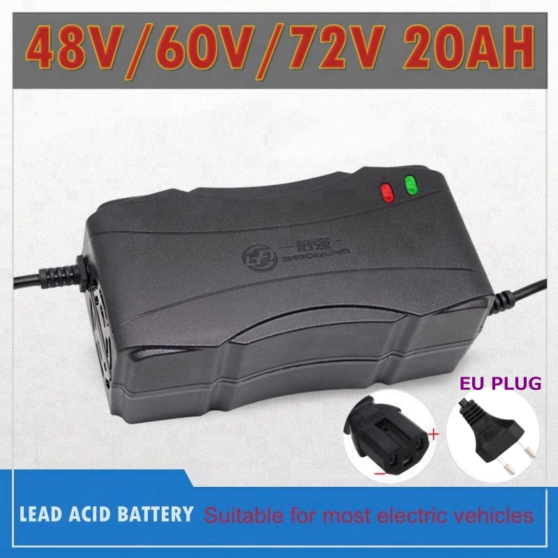 48 В/60 В/72 В 2,8 А умное зар – обзор и цена 84V 20A Smart Charger