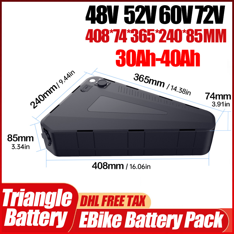 Электровелосипед 72В Cham Ride – обзор и цена 72V 50Ah 21700 Lithium Battery