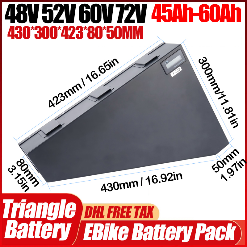 Электровелосипед 72В Cham Ride – обзор и цена 72V 50Ah 21700 Lithium Battery