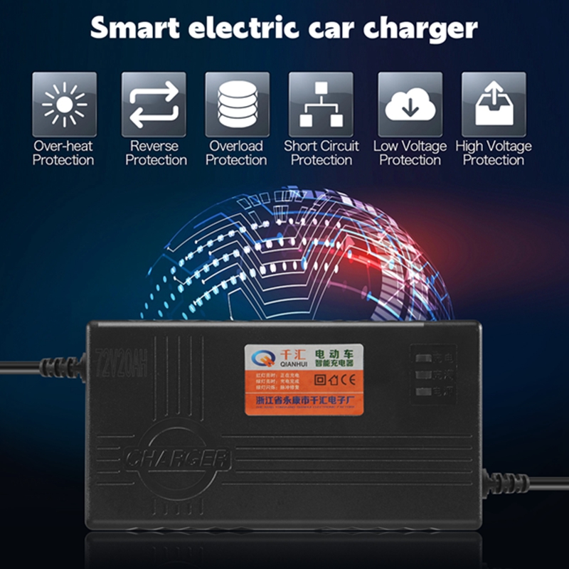 T82C Лидер продаж-72 В 20 Ач з – обзор и цена 84V 20A Smart Charger